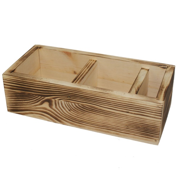 Wooden Condiment Holder - Tea & Coffee